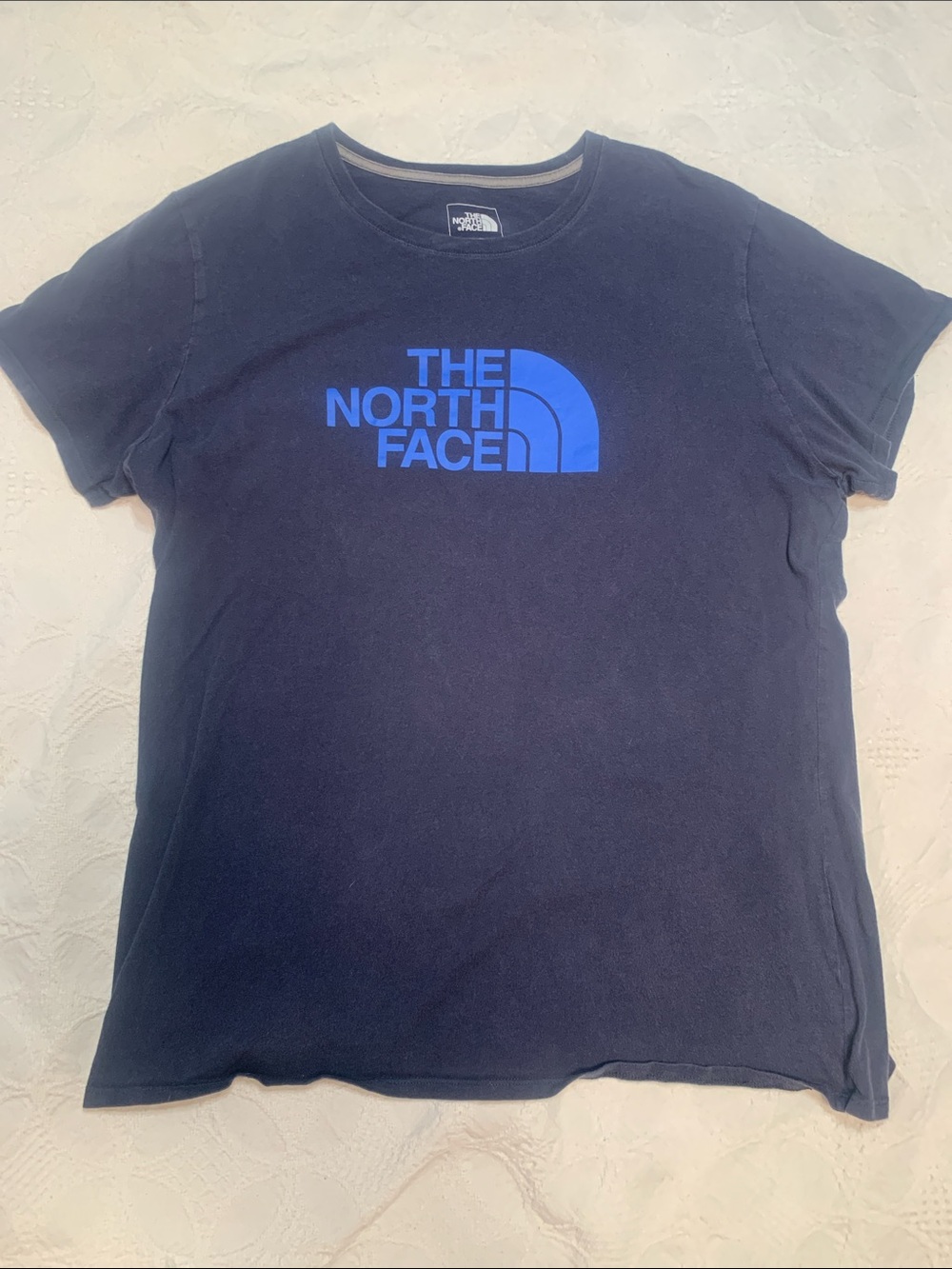 The North Face Navy Blue Logo Short Sleeve Tee